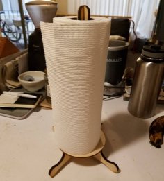 Laser Cut Paper Towel Holder PDF File