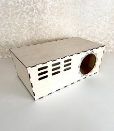 Laser Cut Chinchilla Hut Hideout House Free Vector