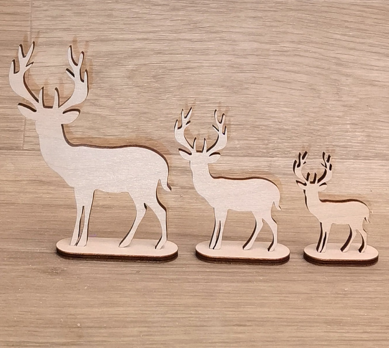 Laser Cut Fawn Deer Christmas Ornament Free Vector