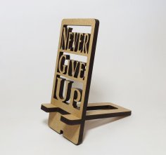 Laser Cut Mobile Stand MDF 6mm DXF File