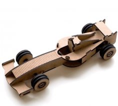 Laser Cut Formula 1 Model Toy PDF File