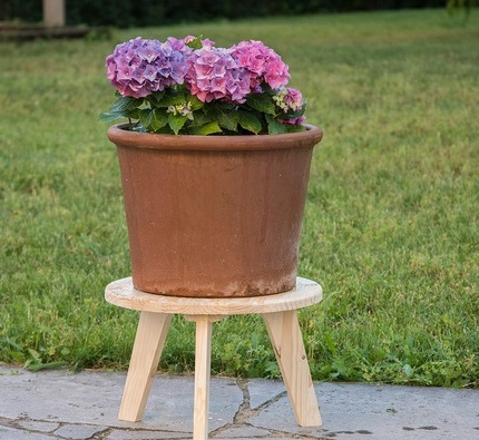 Laser Cut Modern Plant Stool DXF File