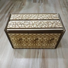 Laser Cut Secret Box Free Vector