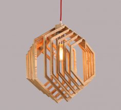 Laser Cut Wooden Pendant Hanglamp Free Vector