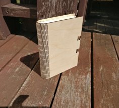 Laser Cut Book Box With Latch 3mm SVG File