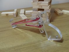 Laser Cut Jenga Pistol DXF File