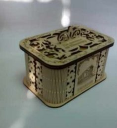 Laser Cut Decor Jewelry Box Plywood Free Vector