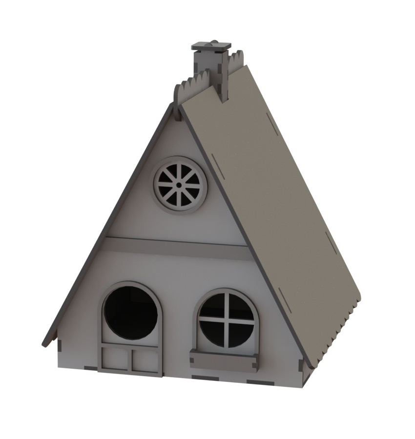 Laser Cut Wooden Nest Box Birds House Birds Shelter Free Vector