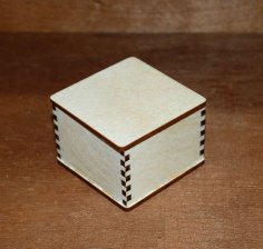 Laser Cut Blank Jewelry Box Blank Unfinished Wooden Box Free Vector