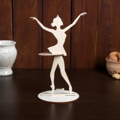 Laser Cut Dancing Girl Napkin Holder PDF File