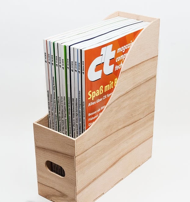 Laser Cut Magazine Holder Magazine Organizer Free Vector