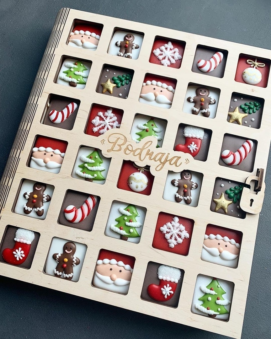 Laser Cut Gingerbread Box Christmas Eve Box Free Vector