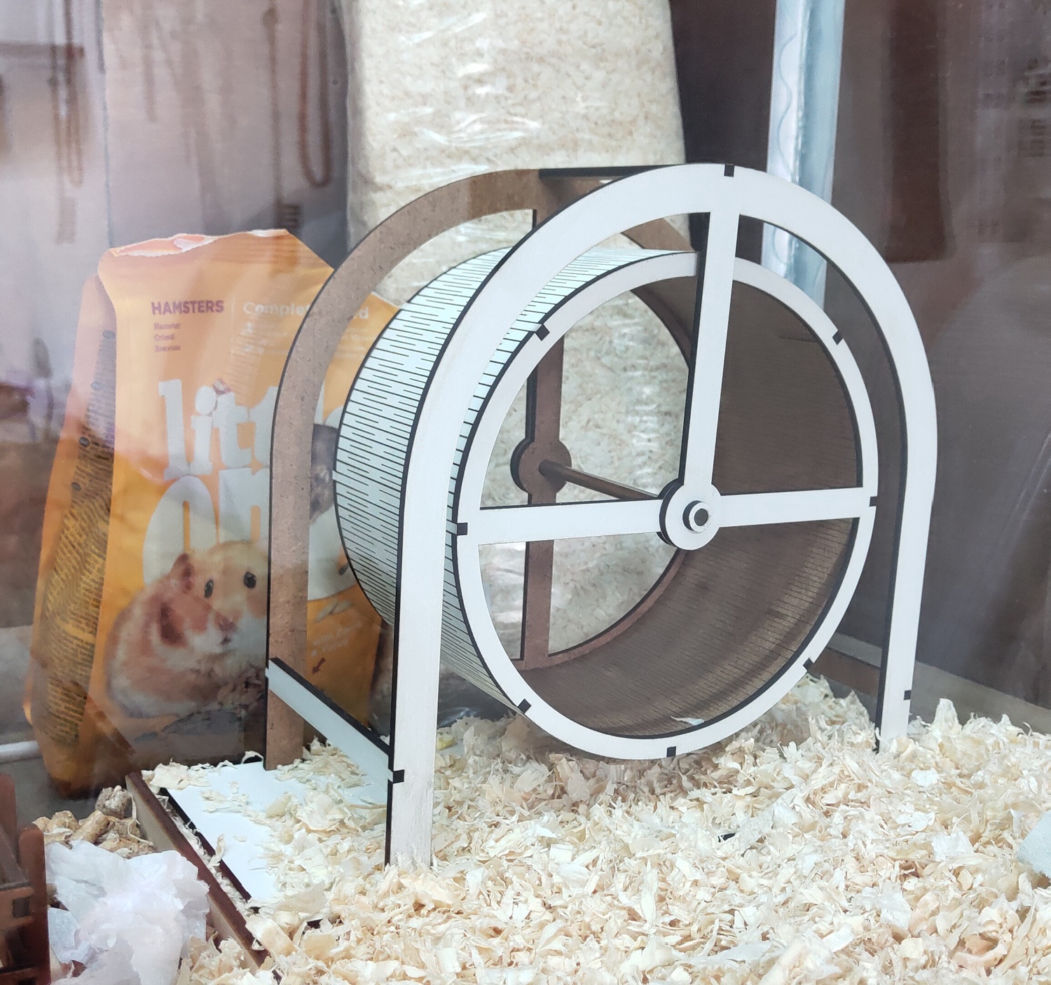 Laser Cut Hamster Wheel Free Vector